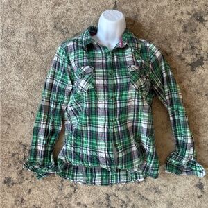 SO Multicolor Plaid Shirt